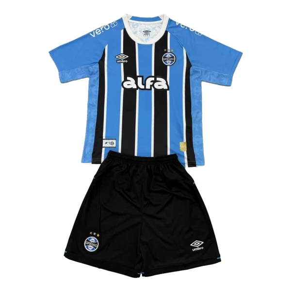 Grêmio FBPA Hjemmedrakt Barn 2025-26 - med Bukse Grêmio FBPA Hjemmedrakt Barn 2025-26 - med Bukse