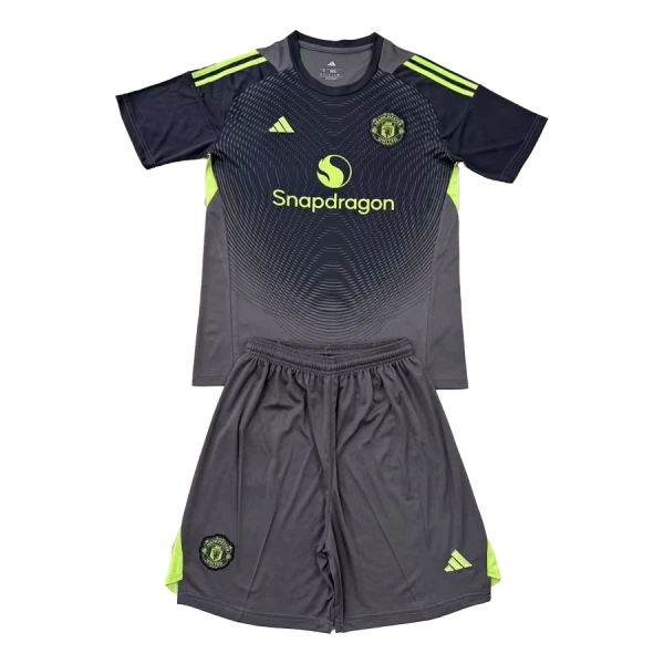 Manchester United Keeper Drakt Barn 2025-26 Svart Manchester United Keeper Drakt Barn 2025-26 Svart
