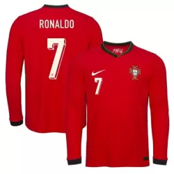 Portugal Ronaldo 7 Hjemmedrakt Herre 2025 Langermet Portugal Ronaldo 7 Hjemmedrakt Herre 2025 Langermet