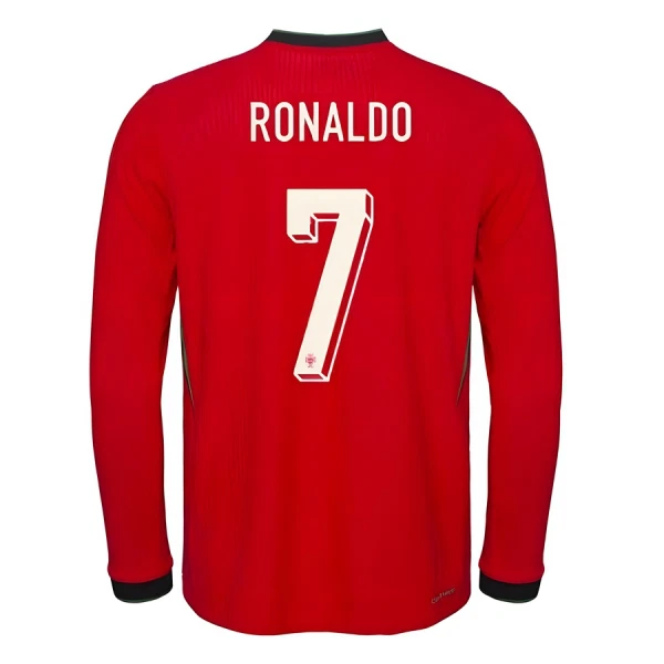 Portugal Ronaldo 7 Hjemmedrakt Herre 2025 Langermet