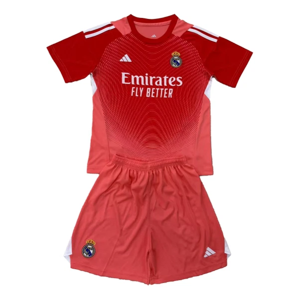 Real Madrid Keeper Drakt Barn 2025-26 Rød Real Madrid Keeper Drakt Barn 2025-26 Rød