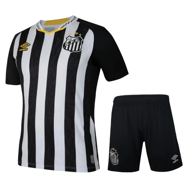Santos FC Bortedrakt Barn 2025-26 - med Bukse Santos FC Bortedrakt Barn 2025-26 - med Bukse