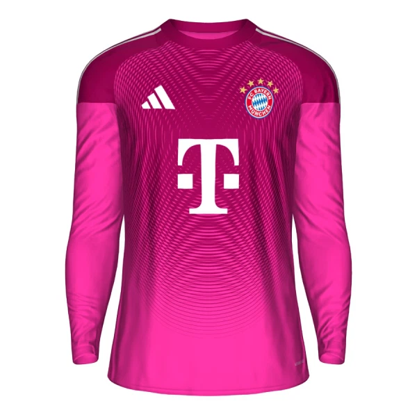 FC Bayern München Keeper Drakt Herre 2025-26 Langermet Rosa