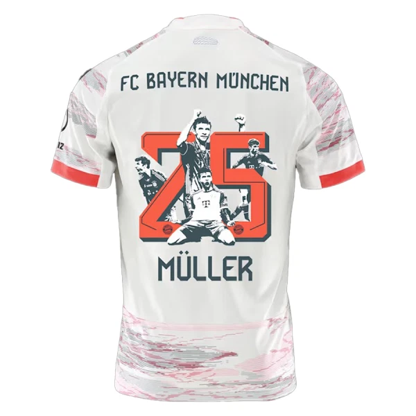 FC Bayern München Thomas Müller 25 Bortedrakt Herre 2025-26 Spesiell
