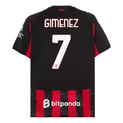 AC Milan Gimenez 7 Hjemmedrakt Herre 2025-26 AC Milan Gimenez 7 Hjemmedrakt Herre 2025-26