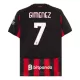 AC Milan Gimenez 7 Hjemmedrakt Herre 2025-26 AC Milan Gimenez 7 Hjemmedrakt Herre 2025-26