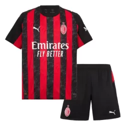 AC Milan Hjemmedrakt Barn 2025-26 - med Bukse AC Milan Hjemmedrakt Barn 2025-26 - med Bukse