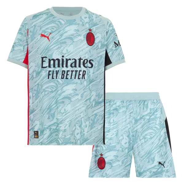 AC Milan Keeper Drakt Barn 2025-26 Blå AC Milan Keeper Drakt Barn 2025-26 Blå