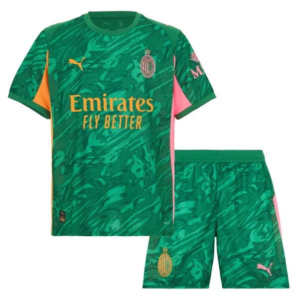 AC Milan Keeper Drakt Barn 2025-26 Grønn AC Milan Keeper Drakt Barn 2025-26 Grønn