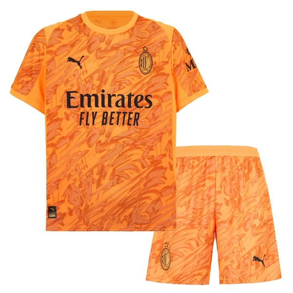 AC Milan Keeper Drakt Barn 2025-26 Oransje AC Milan Keeper Drakt Barn 2025-26 Oransje