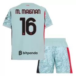 AC Milan M. Maignan 16 Keeper Drakt Barn 2025-26 Blå AC Milan M. Maignan 16 Keeper Drakt Barn 2025-26 Blå