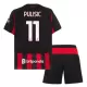 AC Milan Pulisic 11 Hjemmedrakt Barn 2025-26 - med Bukse AC Milan Pulisic 11 Hjemmedrakt Barn 2025-26 - med Bukse