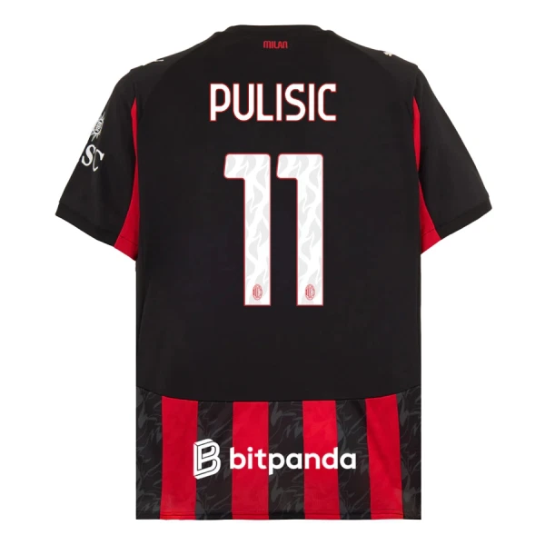 AC Milan Pulisic 11 Hjemmedrakt Herre 2025-26 AC Milan Pulisic 11 Hjemmedrakt Herre 2025-26