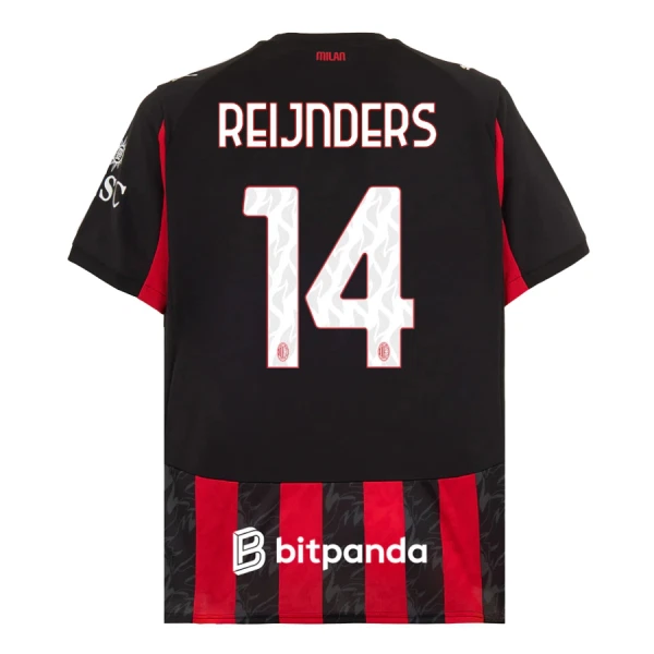 AC Milan Reijnders 14 Hjemmedrakt Herre 2025-26 AC Milan Reijnders 14 Hjemmedrakt Herre 2025-26