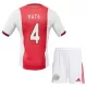 Ajax Amsterdam Hato 4 Hjemmedrakt Barn 2025-26 - med Bukse Ajax Amsterdam Hato 4 Hjemmedrakt Barn 2025-26 - med Bukse