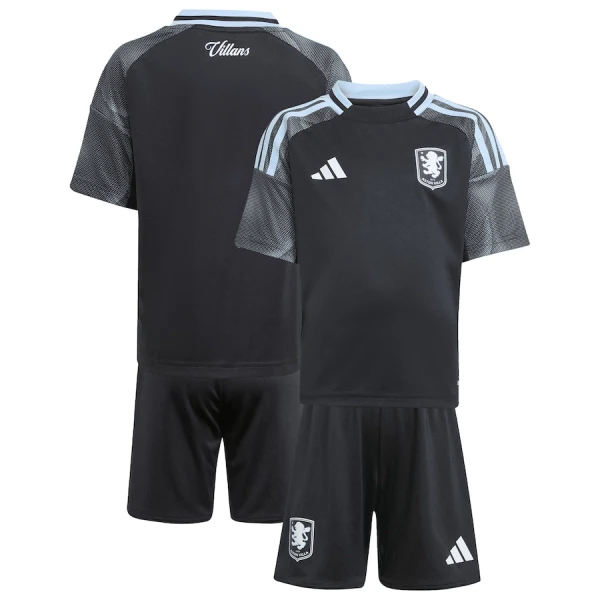 Aston Villa Bortedrakt Barn 2025-26 - med Bukse Aston Villa Bortedrakt Barn 2025-26 - med Bukse