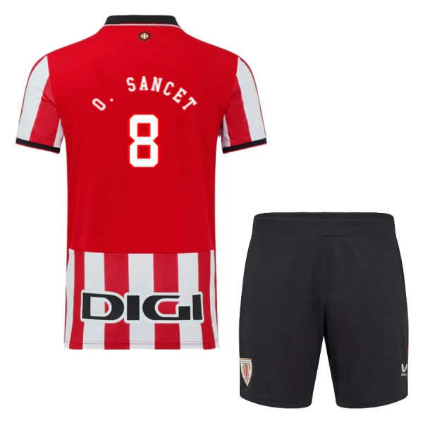 Athletic Bilbao O. Sancet 8 Hjemmedrakt Barn 2025-26 - med Bukse