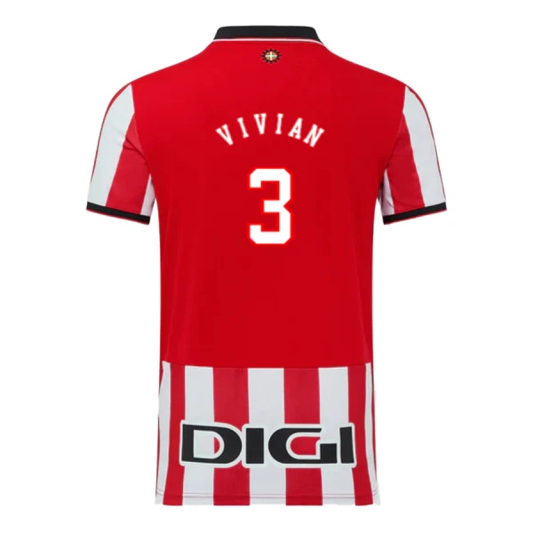 Athletic Bilbao Vivian 3 Hjemmedrakt Herre 2025-26