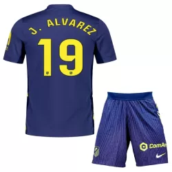 Atlético Madrid J. Alvarez 19 Bortedrakt Barn 2025-26 - med Bukse Atlético Madrid J. Alvarez 19 Bortedrakt Barn 2025-26 - med Bukse