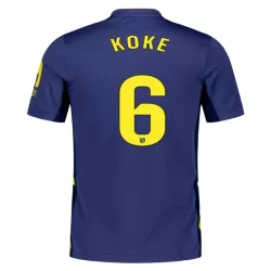 Atlético Madrid Koke 6 Bortedrakt Herre 2025-26 Atlético Madrid Koke 6 Bortedrakt Herre 2025-26