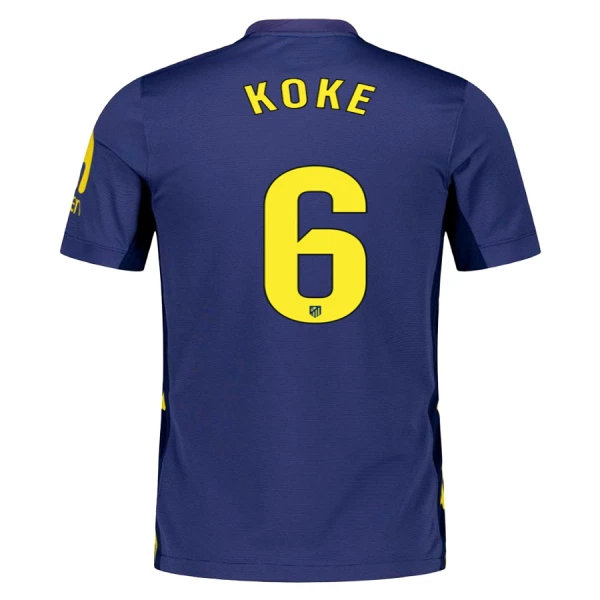 Atlético Madrid Koke 6 Bortedrakt Herre 2025-26 Atlético Madrid Koke 6 Bortedrakt Herre 2025-26