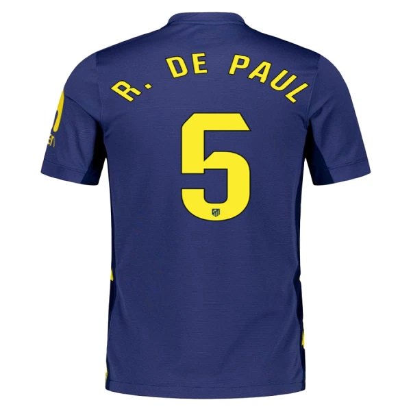 Atlético Madrid R. De Paul 5 Bortedrakt Herre 2025-26 Atlético Madrid R. De Paul 5 Bortedrakt Herre 2025-26
