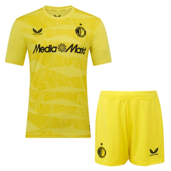 Feyenoord Rotterdam Keeper Drakt Barn 2025-26 Gul Feyenoord Rotterdam Keeper Drakt Barn 2025-26 Gul