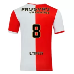 Feyenoord Rotterdam Q. Timber 8 Hjemmedrakt Herre 2025-26 Feyenoord Rotterdam Q. Timber 8 Hjemmedrakt Herre 2025-26
