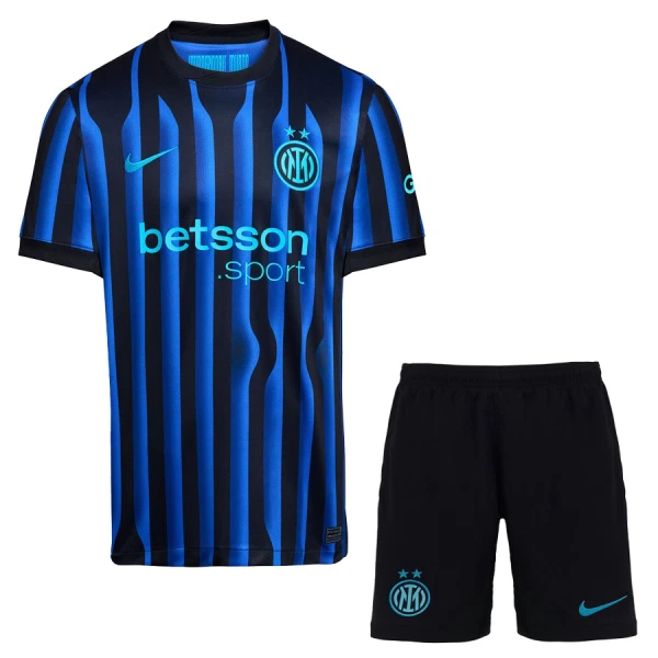 Inter Milan Hjemmedrakt Barn 2025-26 - med Bukse Inter Milan Hjemmedrakt Barn 2025-26 - med Bukse