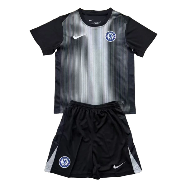 Chelsea Keeper Drakt Barn 2025-26 Svart Chelsea Keeper Drakt Barn 2025-26 Svart