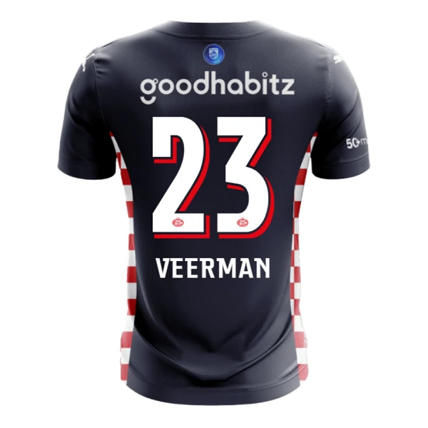 PSV Eindhoven Veerman 23 Bortedrakt Herre 2025-26 PSV Eindhoven Veerman 23 Bortedrakt Herre 2025-26