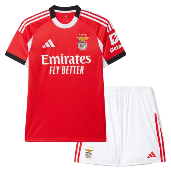 SL Benfica Hjemmedrakt Barn 2025-26 - med Bukse SL Benfica Hjemmedrakt Barn 2025-26 - med Bukse