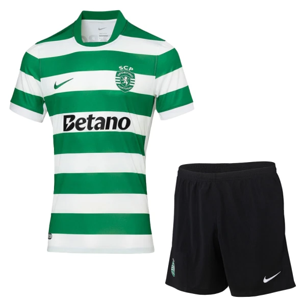 Sporting CP Hjemmedrakt Barn 2025-26 - med Bukse