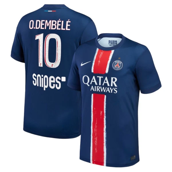 Paris Saint-Germain 1 Star Dembele 10 Hjemmedrakt Herre 2024/2025 Paris Saint-Germain 1 Star Dembele 10 Hjemmedrakt Herre 2024/2025