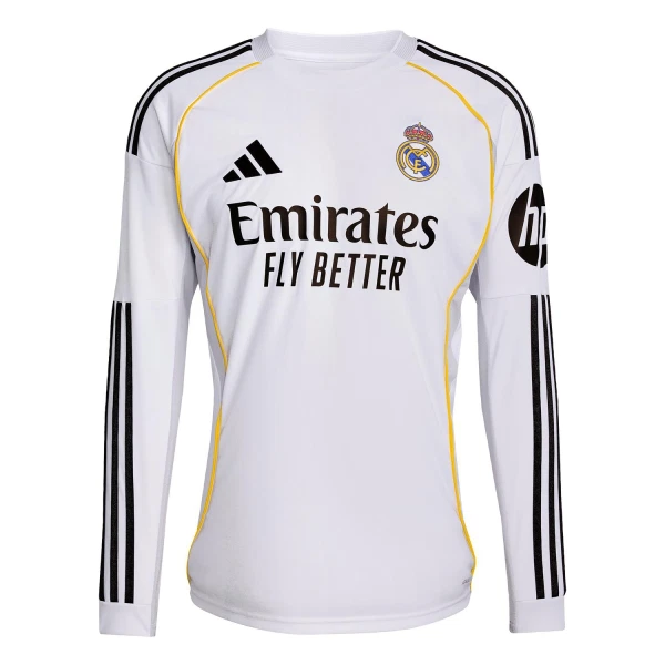 Real Madrid Hjemmedrakt Herre 2025-26 Langermet Real Madrid Hjemmedrakt Herre 2025-26 Langermet