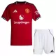 Manchester United Hjemmedrakt Barn 2025-26 - med Bukse Manchester United Hjemmedrakt Barn 2025-26 - med Bukse