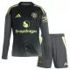 Manchester United Keeper Hjemmedrakt Barn 2025-26 Langermet - med Bukse Manchester United Keeper Hjemmedrakt Barn 2025-26 Langermet - med Bukse