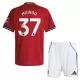 Manchester United Mainoo 37 Hjemmedrakt Barn 2025-26 - med Bukse Manchester United Mainoo 37 Hjemmedrakt Barn 2025-26 - med Bukse