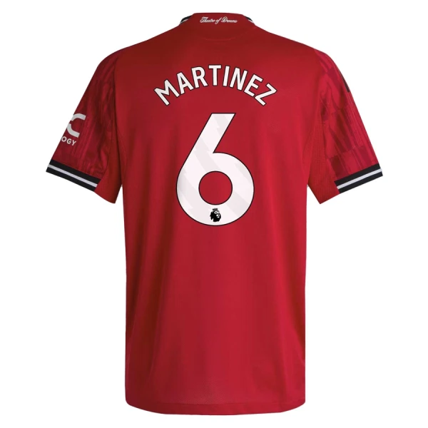 Manchester United Martinez 6 Hjemmedrakt Herre 2025-26 Manchester United Martinez 6 Hjemmedrakt Herre 2025-26