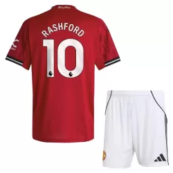 Manchester United Rashford 10 Hjemmedrakt Barn 2025-26 - med Bukse Manchester United Rashford 10 Hjemmedrakt Barn 2025-26 - med Bukse