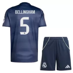Real Madrid Bellingham 5 Bortedrakt Barn 2025-26 - med Bukse Real Madrid Bellingham 5 Bortedrakt Barn 2025-26 - med Bukse