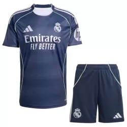 Real Madrid Bortedrakt Barn 2025-26 - med Bukse Real Madrid Bortedrakt Barn 2025-26 - med Bukse