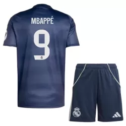 Real Madrid Mbappé 9 Bortedrakt Barn 2025-26 - med Bukse Real Madrid Mbappé 9 Bortedrakt Barn 2025-26 - med Bukse