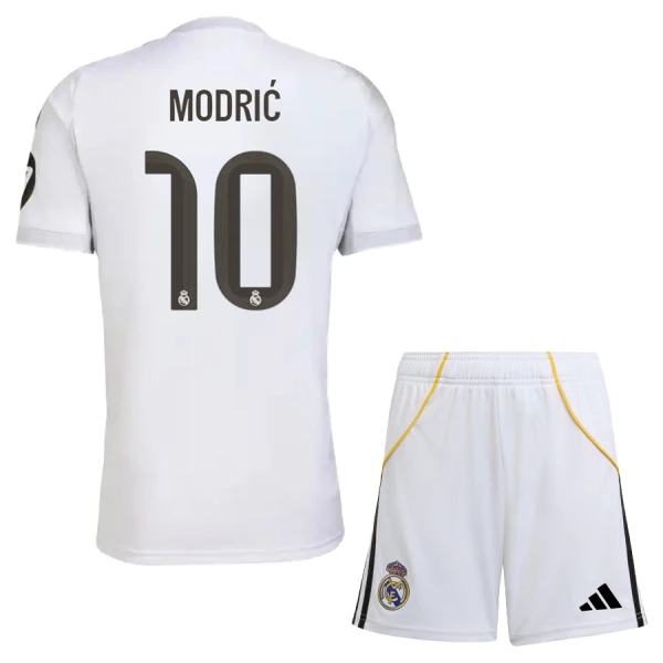 Real Madrid Modrić 10 Hjemmedrakt Barn 2025-26 - med Bukse Real Madrid Modrić 10 Hjemmedrakt Barn 2025-26 - med Bukse