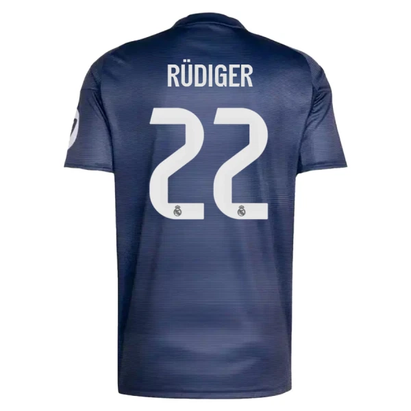 Real Madrid Rudiger 22 Bortedrakt Herre 2025-26 Real Madrid Rudiger 22 Bortedrakt Herre 2025-26