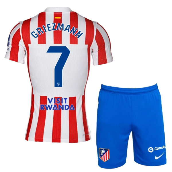 Atlético Madrid Griezmann 7 Hjemmedrakt Barn 2025-26 - med Bukse Atlético Madrid Griezmann 7 Hjemmedrakt Barn 2025-26 - med Bukse