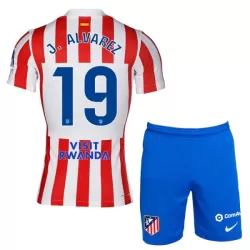 Atlético Madrid J. Alvarez 19 Hjemmedrakt Barn 2025-26 - med Bukse Atlético Madrid J. Alvarez 19 Hjemmedrakt Barn 2025-26 - med Bukse