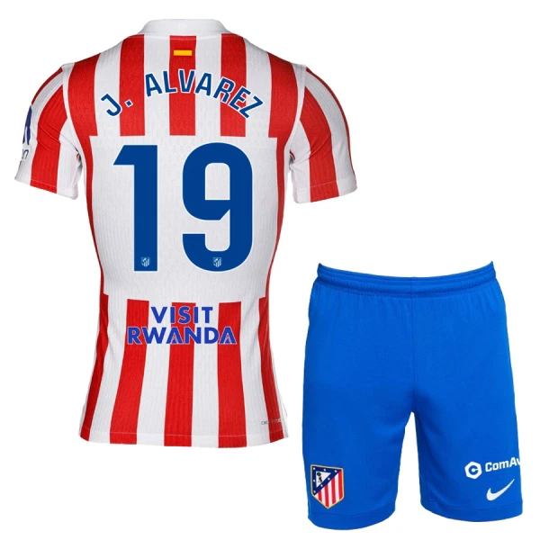 Atlético Madrid J. Alvarez 19 Hjemmedrakt Barn 2025-26 - med Bukse Atlético Madrid J. Alvarez 19 Hjemmedrakt Barn 2025-26 - med Bukse
