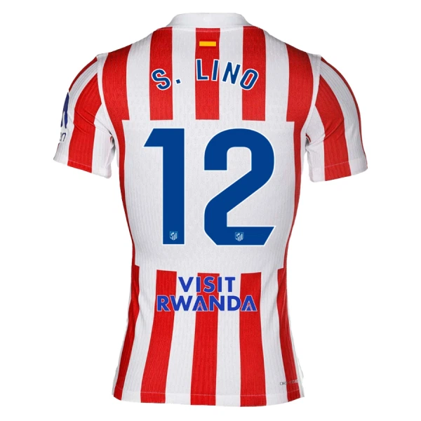 Atlético Madrid S. Lino 12 Hjemmedrakt Herre 2025-26