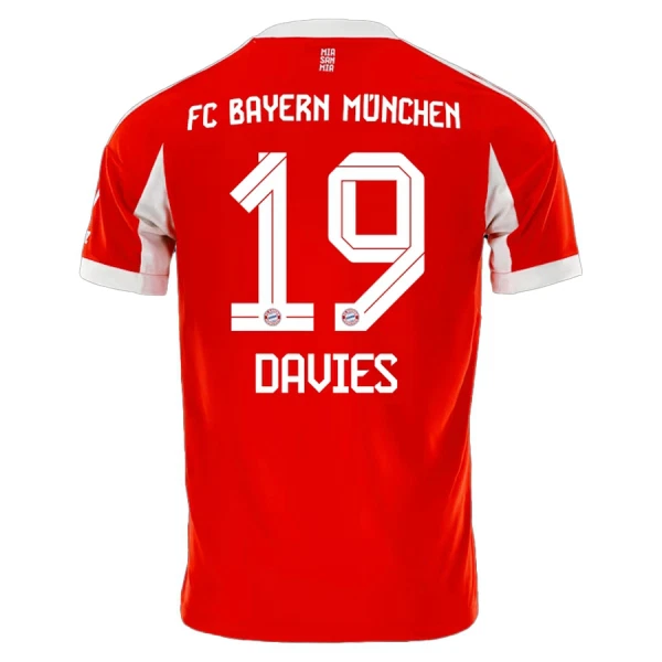 FC Bayern München Alphonso Davies 19 Hjemmedrakt Herre 2025-26 FC Bayern München Alphonso Davies 19 Hjemmedrakt Herre 2025-26